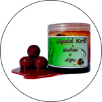 Boilies v dipu-Squid Krill - 150 g-20 mm